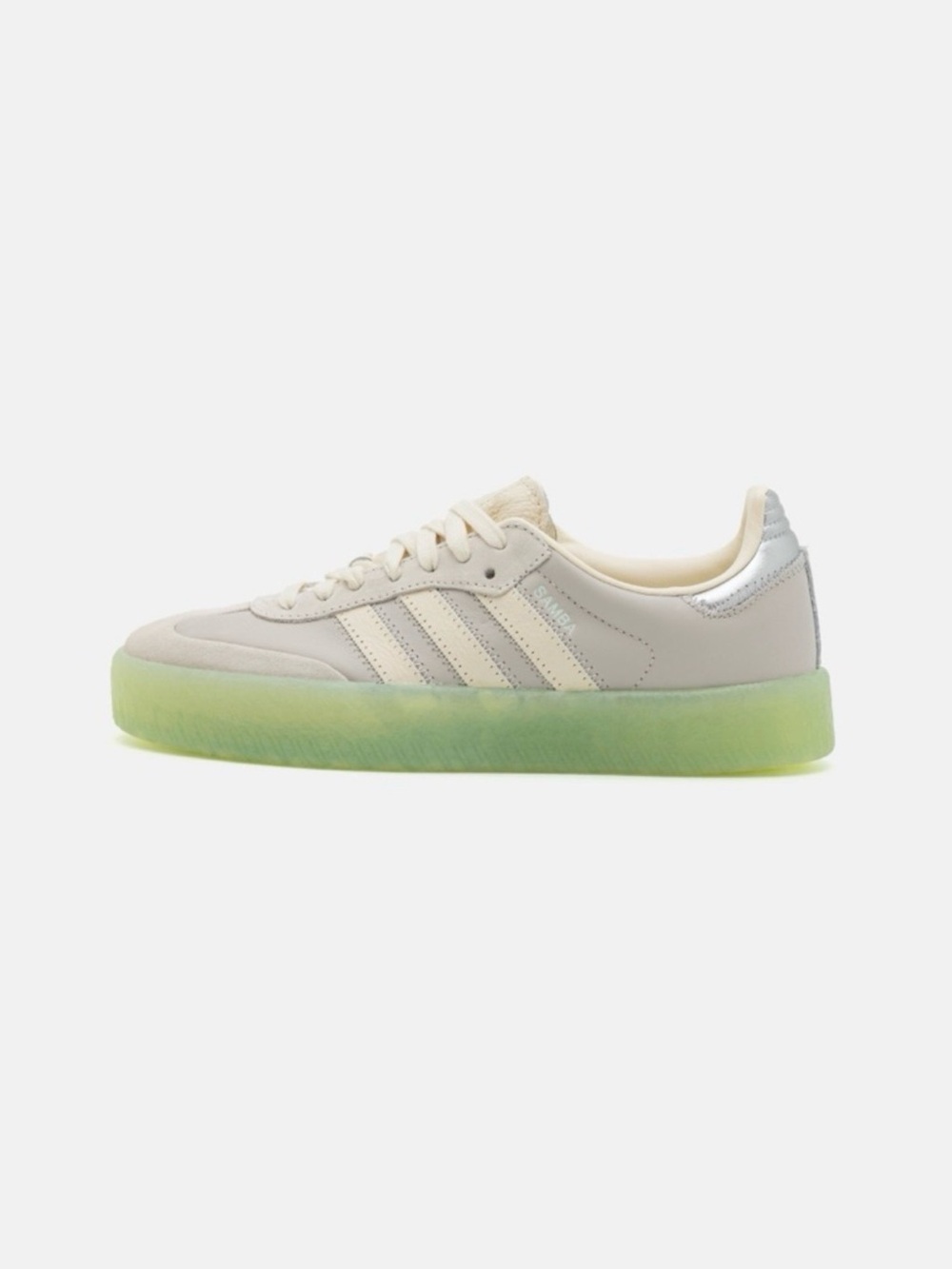 Adidas Samba OG Glow Sole Cream Green Translucent Gum Sneakers Women’s